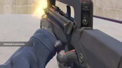 Fun(?) fact: most if not all weapons are actually semi-auto, and you just have a stupidly fast trigger finger
