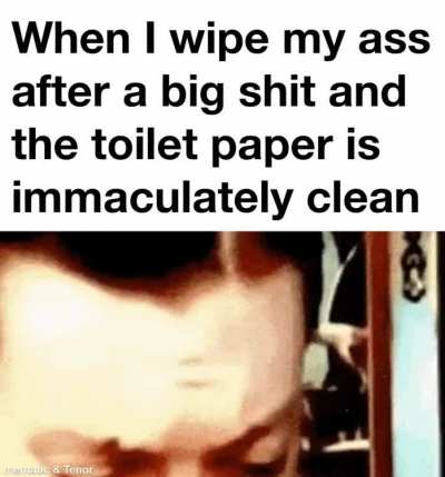 Did I shit?