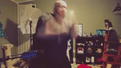 Wings putting Boogie to sleep