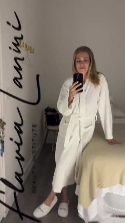Pampering (from her Instagram 7th August 2024)