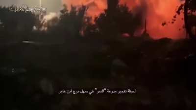 The Jenin Brigade released footage showing the destruction of a "Namer" APC during the Walls of Death battle on May 21st. This type of vehicle can hold up to 8 soldiers. @CombatFootagePS | Boost | Stickers | Emojis