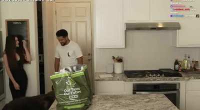 Nmplol &amp;amp; itsKatchii mock Hasan with their dog