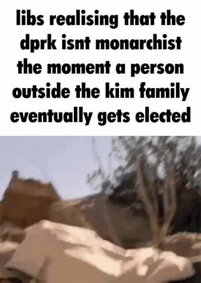 "DPRK is monarchist!!1"