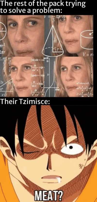 The only solution to EVERY problem.