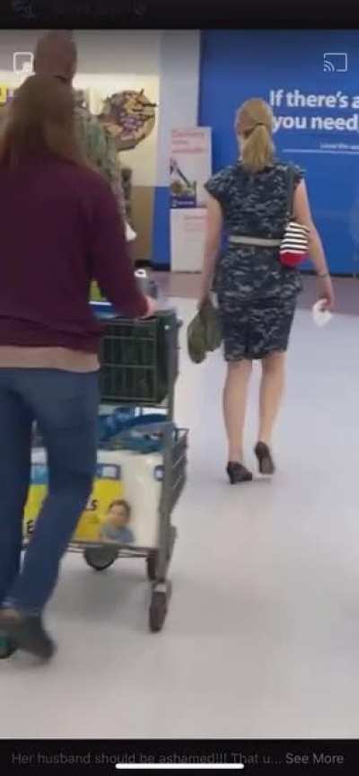 I&rsquo;m pretty sure her uniform is out of regs.
