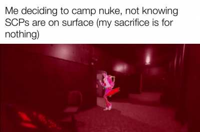 A noble sacrifice.