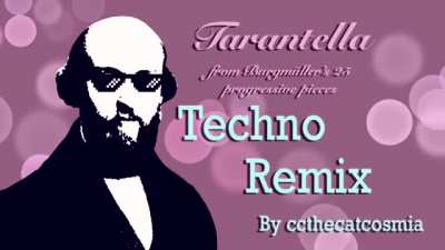 As if Twoset&rsquo;s remixed classical music reaction vid wasn&rsquo;t sacrilegious enough, I decided to try it out myself XD so here&rsquo;s a simple Techno remix of Tarantella from Burgm&uuml;ller&rsquo;s 25 progressive pieces. It&rsquo;s one of my favorite pieces XD