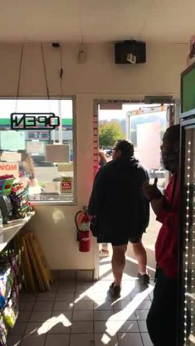 So in Oregon you don&rsquo;t pump your own gas... an this person attempted to do just that.. this was the out come...