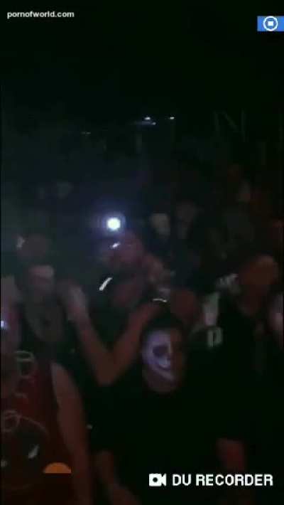 amazed by her not having stage fright