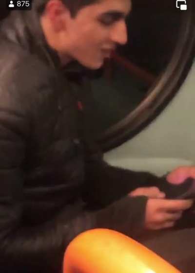 Guy caught recording children on public bus