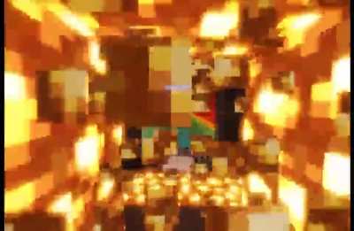 I accidentally broke into Creeper's maze......