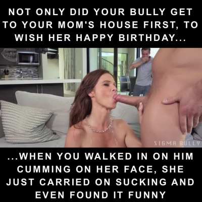 Wishing her happy birthday and gifting fresh cum