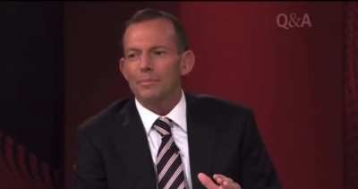 2010 Tony Abbott tells #QandA the reason his party has a racist &amp; discriminatory refugee policy is because it&rsquo;s backed by Jesus: &ldquo;Jesus knew that there was a place for everything, &amp; it is not necessarily everyone&rsquo;s place to come to Australia.&rdquo; #NOSTALGIA