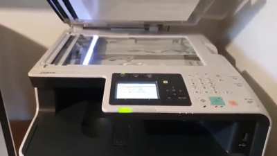 Photocopying water