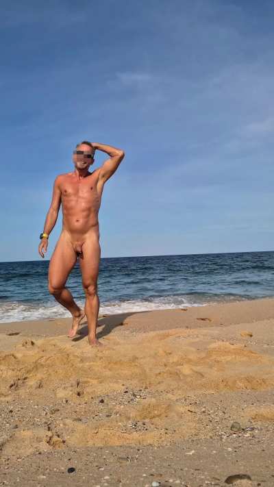 It's swim time. The ocean is calling.