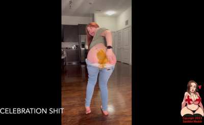 Celebration Shit 💩👖👩🏻&zwj;🦰
