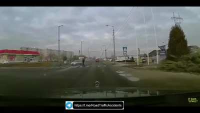 Don't run on the crosswalk