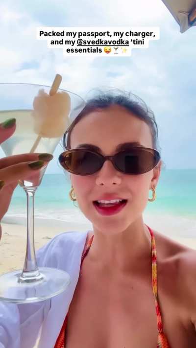 Wearing a bikini on the beach - IG 8 February 2026