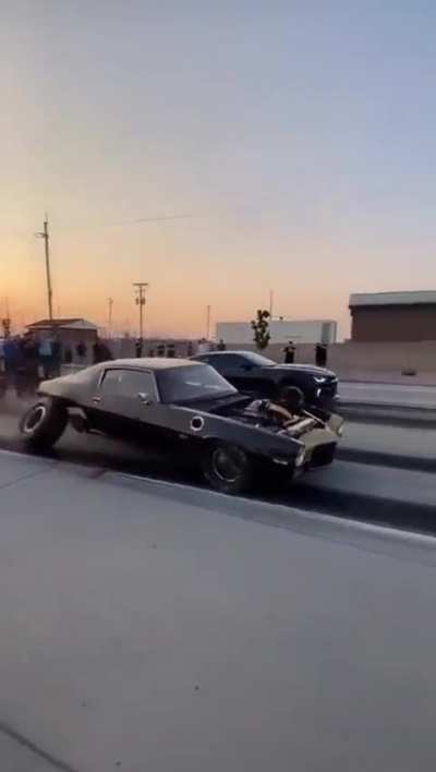 Put tires on the same way you took them off!