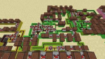 I spent 3 weeks using my big brain to make Kakyoin's Theme in minecraft, epic donut gamer moment