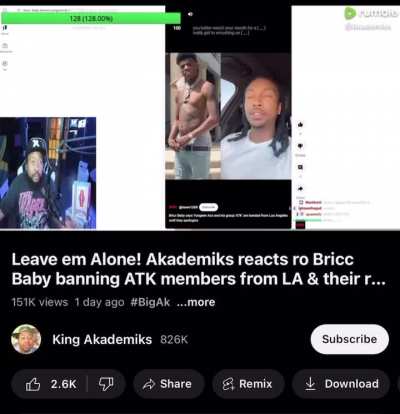 &ldquo;&rdquo;BIG AK&rdquo;&rdquo;&rdquo; saying LA guys not like that but podcasters because of Bricc Baby, T Rell, AD and Wack100 Munchie B etc