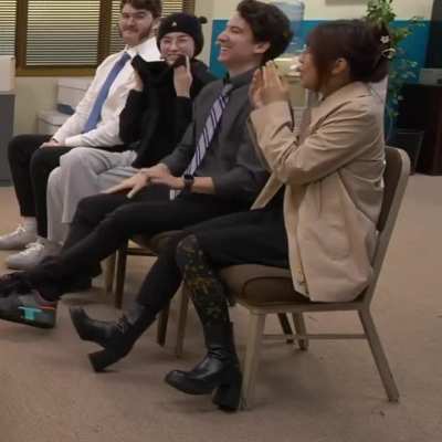 Lily in heels!