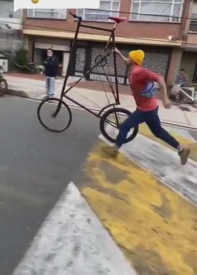 I can ride my bike with no handlebars&hellip;