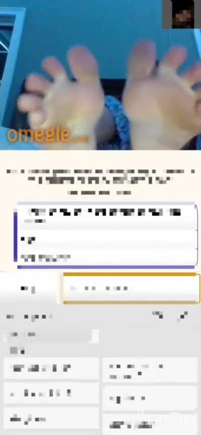 Add my telegram📲 ~OmegleFeet4 for Omegle content and more😊 My telegram is~OmegleFeet4