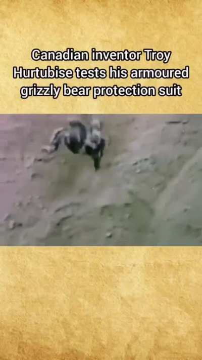 Testing a Grizzly Bear Protection Suit.
