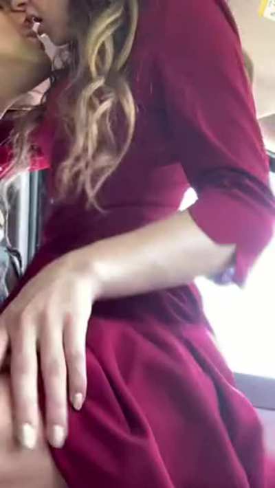 cowgirl in the car