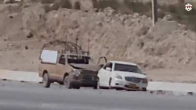 NSFW: Footage released by the BLA (Balochistan Liberation Army) shows an IED attack on a Pakistani security forces vehicle at the western bypass of Quetta, Balochistan. (13/07/24)