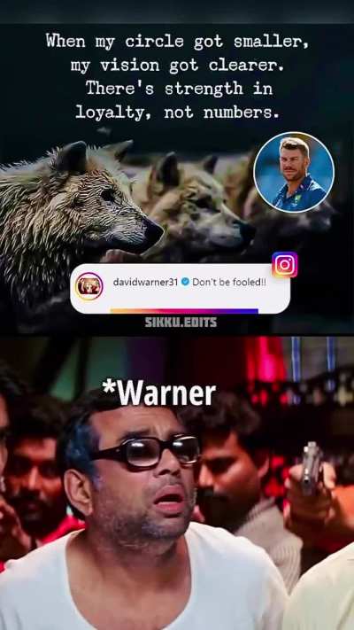 Virat Kohli x David Warner 😂