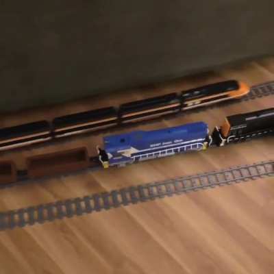 I'm seeing a lot of people with trains around trees this year, and I'm glad =) That said, pardon me while I flex on almost everyone 😎✌