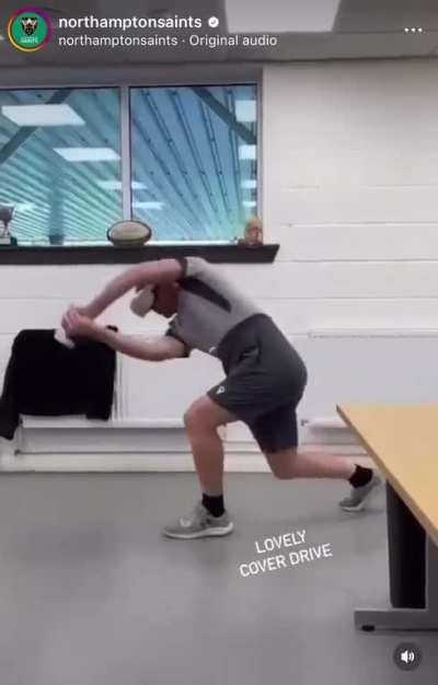 What can go wrong playing VR cricket in the office&hellip;