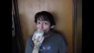 Drink the cum chalace