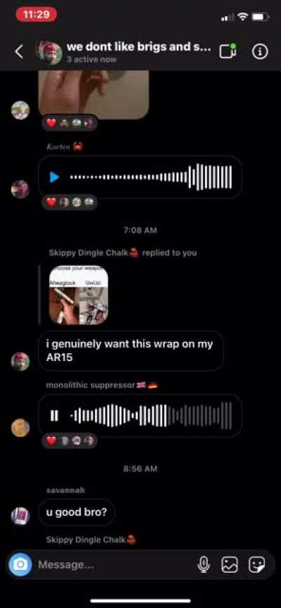 I&rsquo;m in some weird group chats