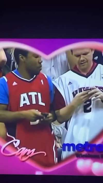 Kiss cam...