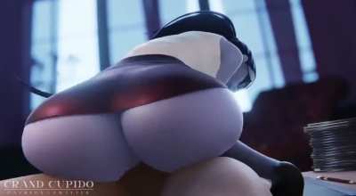 widowmaker&rsquo;s bubble butt 💜 [overwatch 2] (Grand Cupido)
