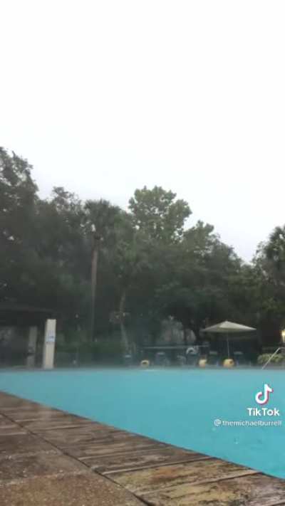 Who doesn’t love swimming during a thunderstorm?