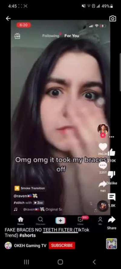 A filter that removes ur brasses