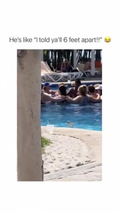 6 feet apart