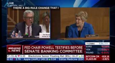 Warren, &ldquo;the next financial crisis might feel far away, but like the pandemic it might come fast and from an unexpected direction!&rdquo; Wut whoa!!