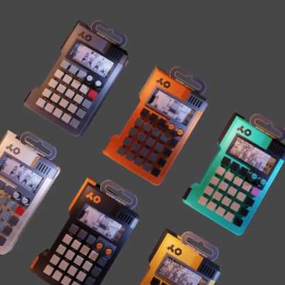 Some color tests for Cases I&acute;m designing in Blender for the p.o33, p.o16 and p.o35