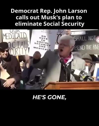 Rep. John Larson goes after Musk for his depraved call to eliminate Social Security