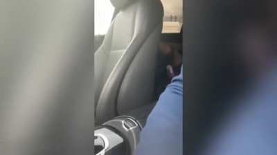 Onlyfans girl masturbating in an Uber