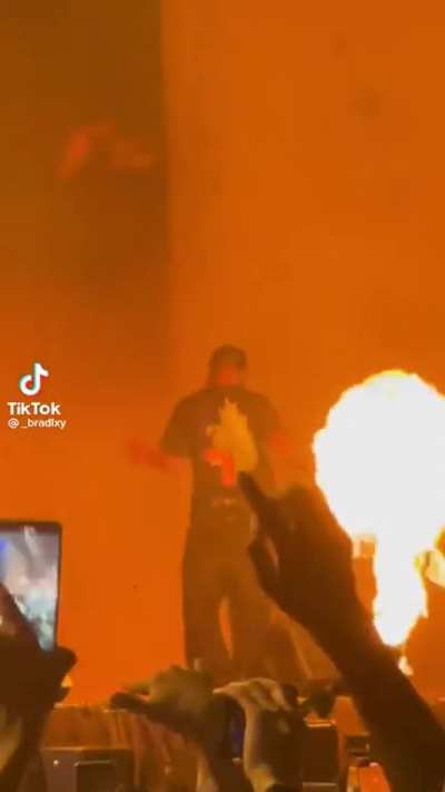 Travis dancing to TKN
