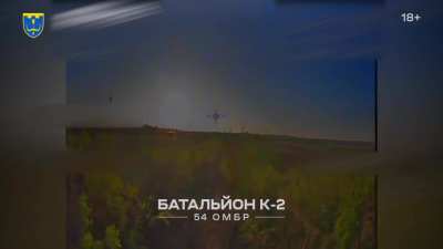 [Feature: Part 2 of 2] UA 54th Mechanized Brigade's "Battalion K-2" posted video showing the group's successful defense against a Russian mechanized assault, using a combination of FPV strike drones, munition drops, and 120mm mortar fire to destroy the at
