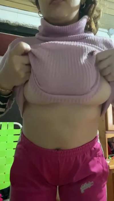 I need someone to suck on them before bed.
