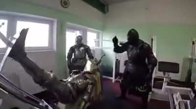Krewsaders getting ready to protect panda queen&rsquo;s honour and Lord Immersion&rsquo;s Christianity