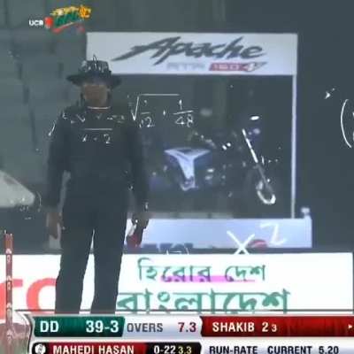 Umpiring is next level in bpl.